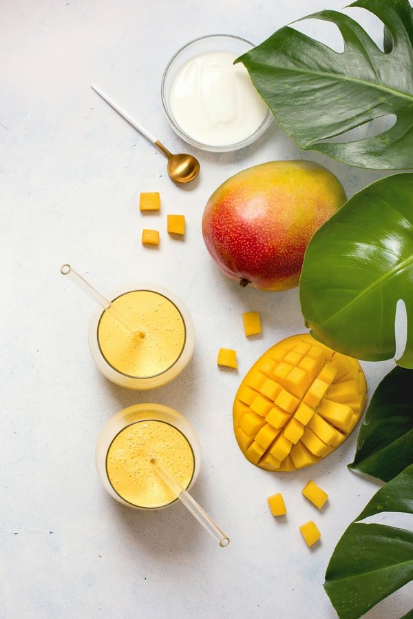 Can You Create a Flavorful Indian Mango Lassi with Saffron and Cardamom?
